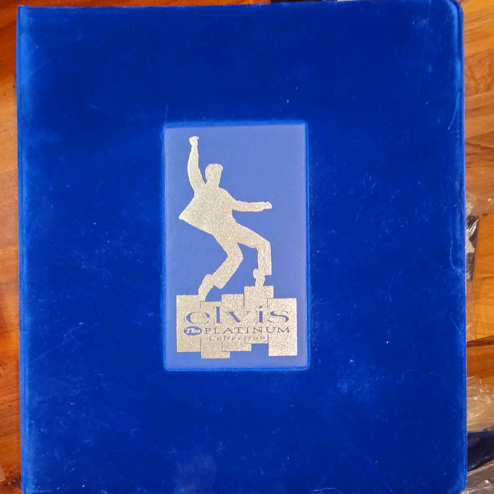 Elvis Platinum Blue Velvet Album Cover